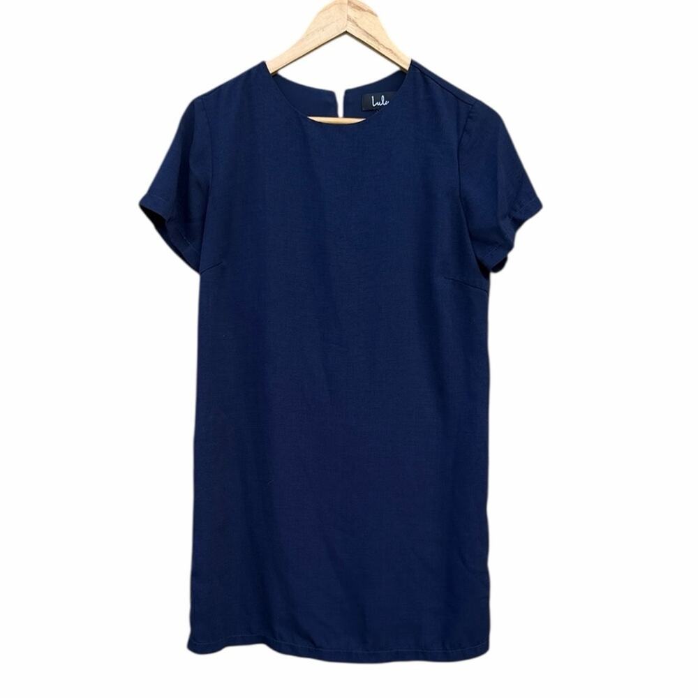 Lulu's navy blue dress size small